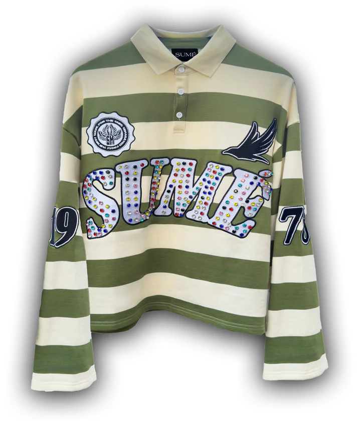 Sume Moss Rugby Long Sleeve Polo