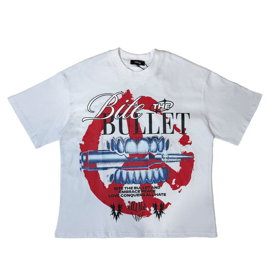 Bite The Bullet Tee in White