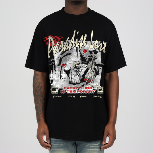 LOST IN TRANSITION TEE BLACK