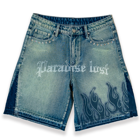 Lost Paradise Blue Pyro Jorts