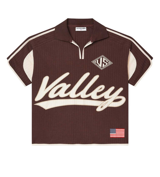 VALE FOREVER BRITISH POLO TEE BROWN