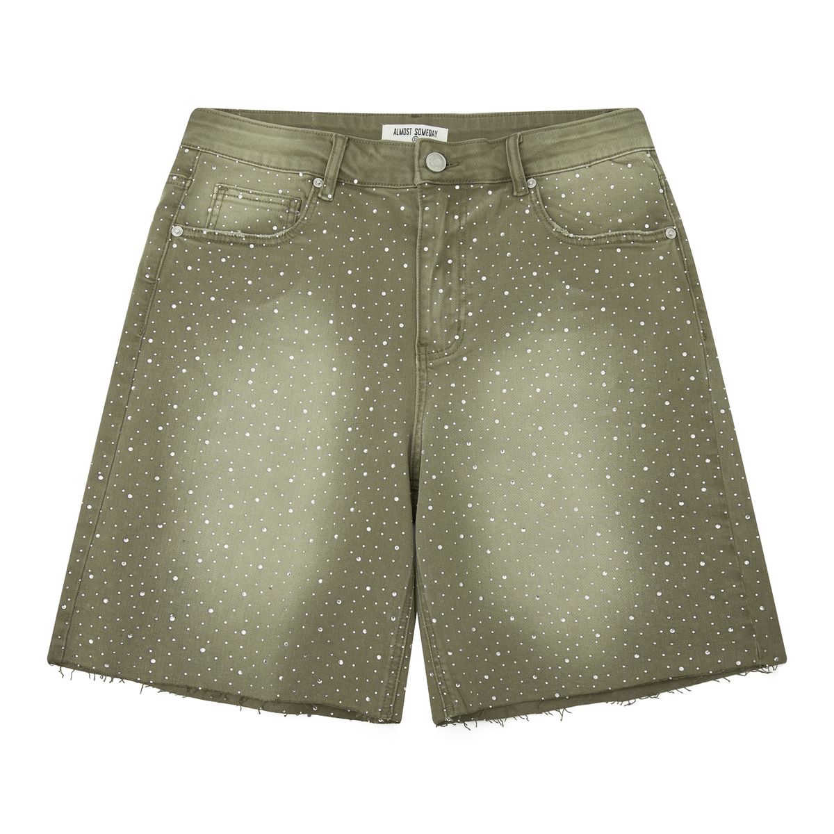 Almost Someday Cosmo Jorts Olive