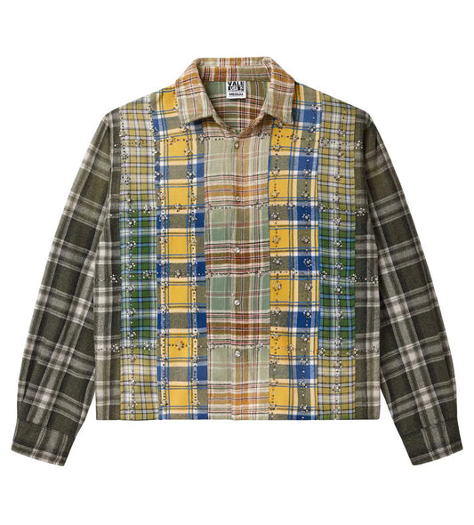 Vale Forever Earth Day Flannel 'Green/Patchwork'