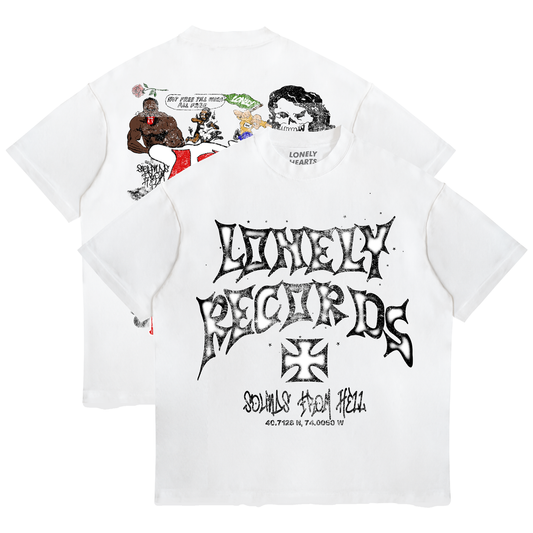 Lonely Records Cropped Premium T-Shirt